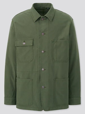Куртка-сорочка зелена | 6033049