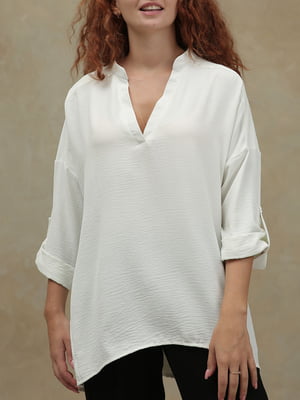 Блуза-туніка біла | 6030815