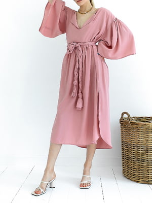 Платье А-силуэта розовое | 6033785