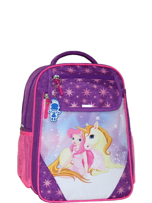 Рюкзак фіолетовий з принтом | 6034157