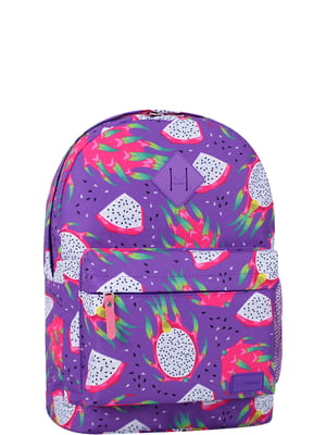 Рюкзак фіолетовий з принтом | 6034664