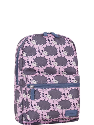 Рюкзак рожевий з принтом | 6034734