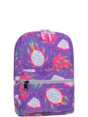 Рюкзак фиолетовый с принтом | 6034778