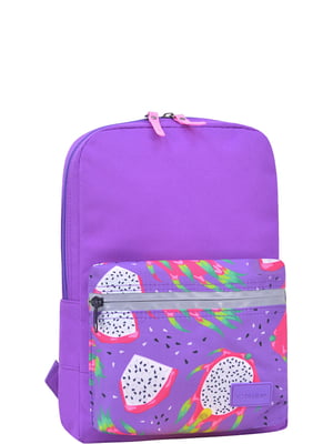 Рюкзак фіолетовий з принтом | 6034909