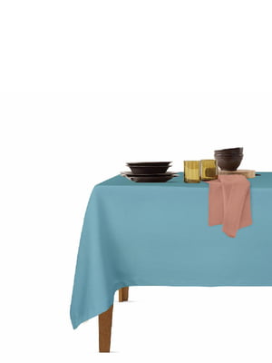Набор столовый: скатерть (140х180 см) и салфетки (35х35 см, 4 шт.) Sky/Brick | 6036124