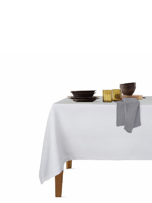 Набір столовий: скатертина (140х180 см) та серветки (35х35 см, 4 шт.) Grey/Graphite  | 6036128