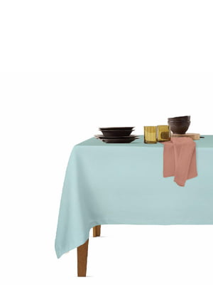 Набор столовый: скатерть (140х180 см) и салфетки (35х35 см, 4 шт.) Mint/Brick | 6036160