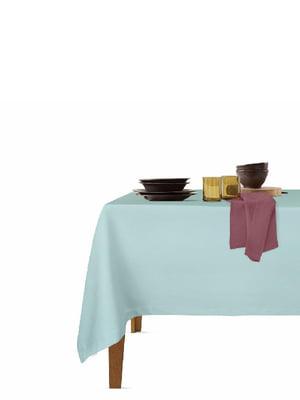 Набор столовый: скатерть (140х180 см) и салфетки (35х35 см, 4 шт.) Mint/Cherry | 6036163