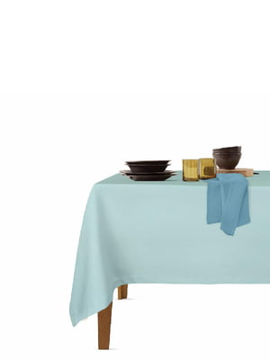 Набор столовый: скатерть (140х180 см) и салфетки (35х35 см, 4 шт.) Mint/Sky | 6036165