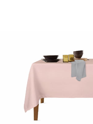 Набор столовый: скатерть (140х180 см) и салфетки (35х35 см, 4 шт.) Rose/Grey | 6036166