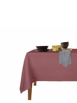 Набор столовый: скатерть (140х180 см) и салфетки (35х35 см, 4 шт.) Cherry/Graphite | 6036171