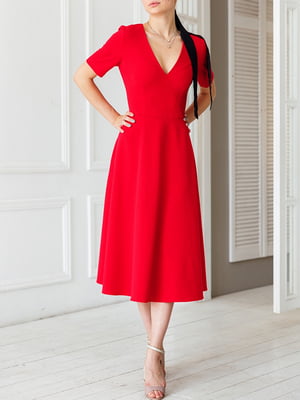 Платье А-силуэта красное | 6033512