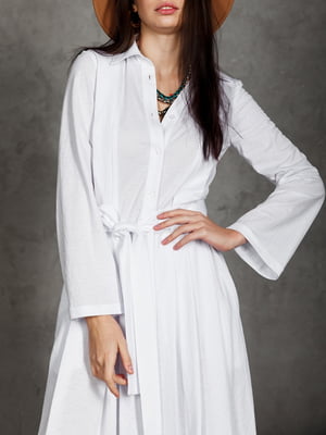 Платье-рубашка белое | 6033537