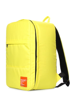 Рюкзак жовтий із принтом | 6041145