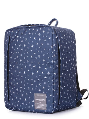 Рюкзак синий с принтом | 6041157