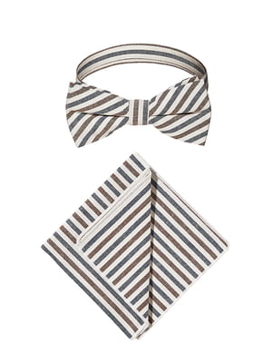 Комплект: галстук-бабочка и носовой платок | 5840810