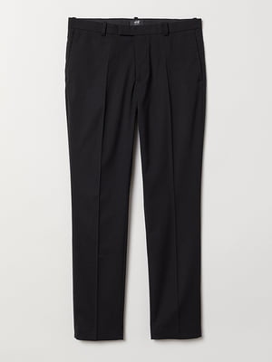 Черные зауженные брюки со стрелками | 6037469