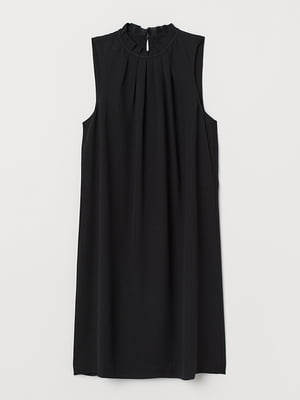 Платье А-силуэта черное | 6037572