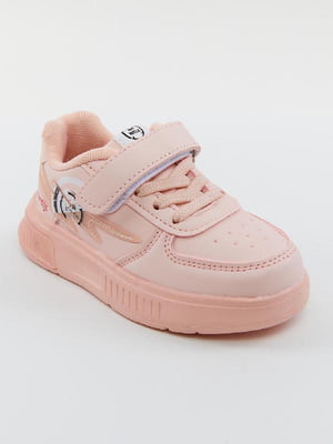 Кросівки рожеві з принтом | 6045394