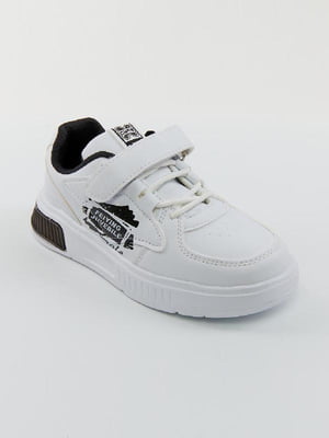 Кросівки біло-чорні | 6045397