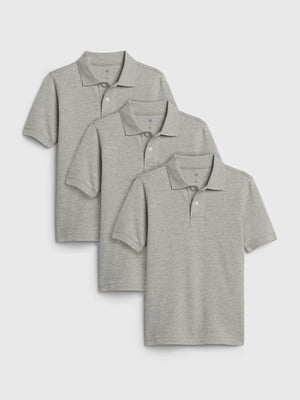 Набор футболок-поло (3 шт.) | 6046271