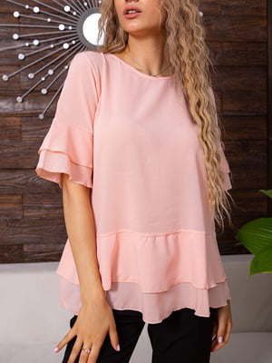 Блуза персикового кольору | 6047973