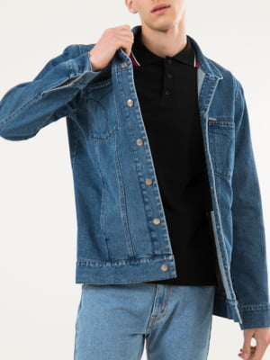 Куртка синяя джинсовая | 6048159