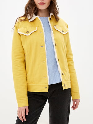 Куртка желтая джинсовая | 6048234