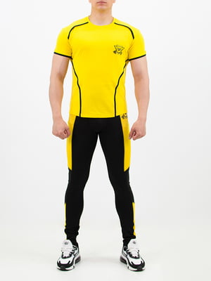 Комплект спортивной одежды: футболка и тайтсы | 6048536