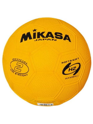 М'яч гандбольний жовтий з принтом | 6053882