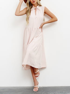 Платье А-силуэта розовое | 6054705