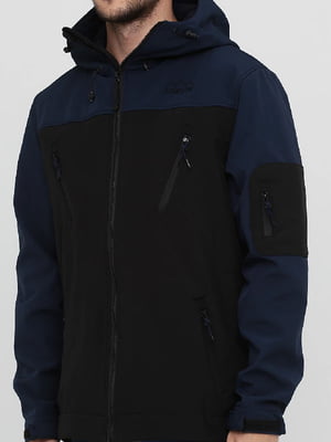 Куртка черно-синяя | 6056559