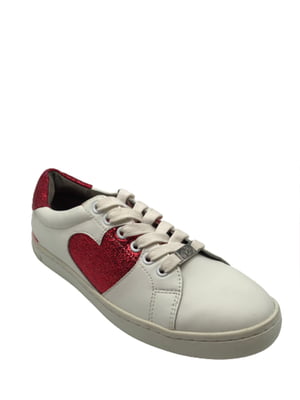 Кросівки біло-червоні | 6056949