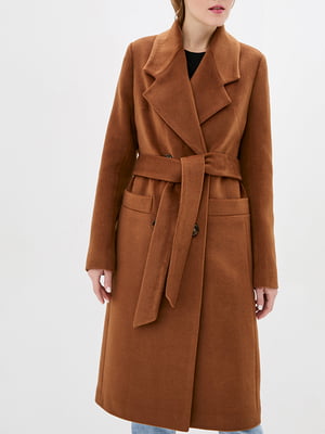 Пальто коричневе | 6069273