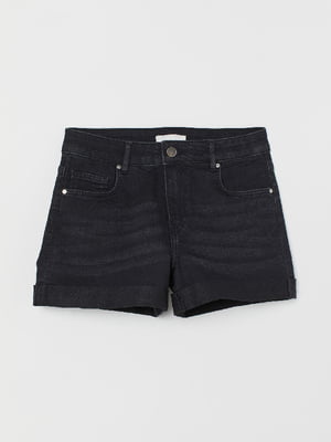 Шорты джинсовые черные | 5926573
