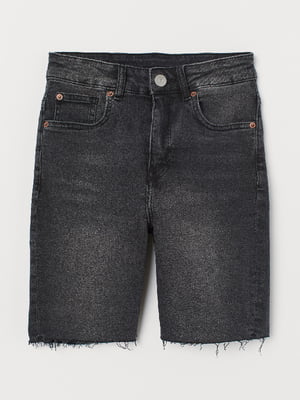 Шорты джинсовые темно-серые | 5926785