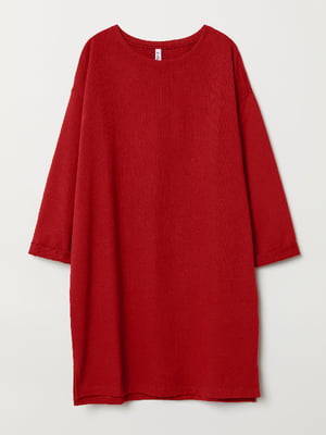 Платье-свитшот красное | 6008596