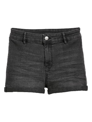 Шорти джинсові темно-сірі | 6008612