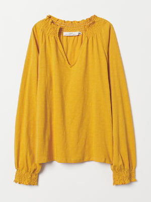 Блуза горчичного цвета | 6008887