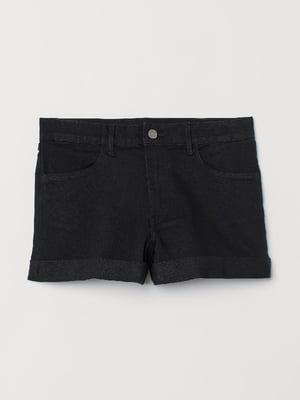 Шорты джинсовые черные | 6008903