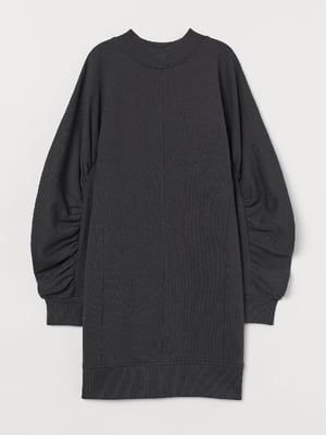 Платье-свитшот темно-серое | 6009137