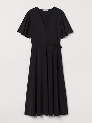 Платье А-силуэта черное | 6009462