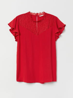 Блуза червона | 6068305
