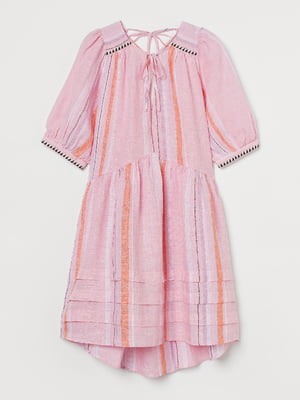 Платье А-силуэта розовое | 6068560