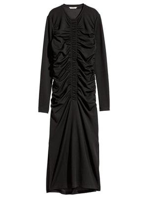 Платье А-силуэта черное | 6069636