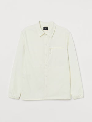 Куртка-рубашка молочного цвета | 6069828