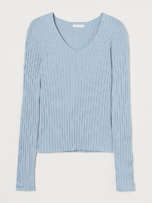 Пуловер голубой | 6069843