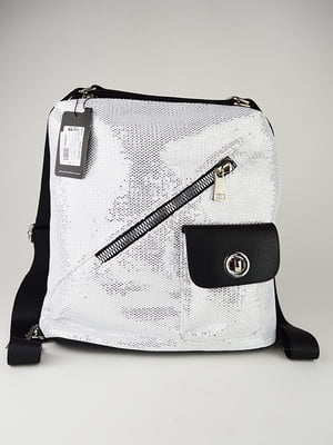 Сумка-рюкзак срібляста | 6071223