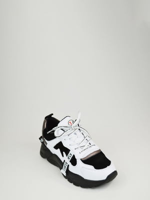 Кросівки біло-чорні | 6072304