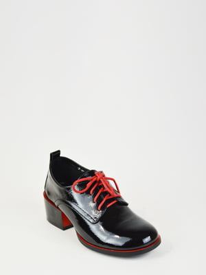 Туфлі чорно-червоні | 6073393